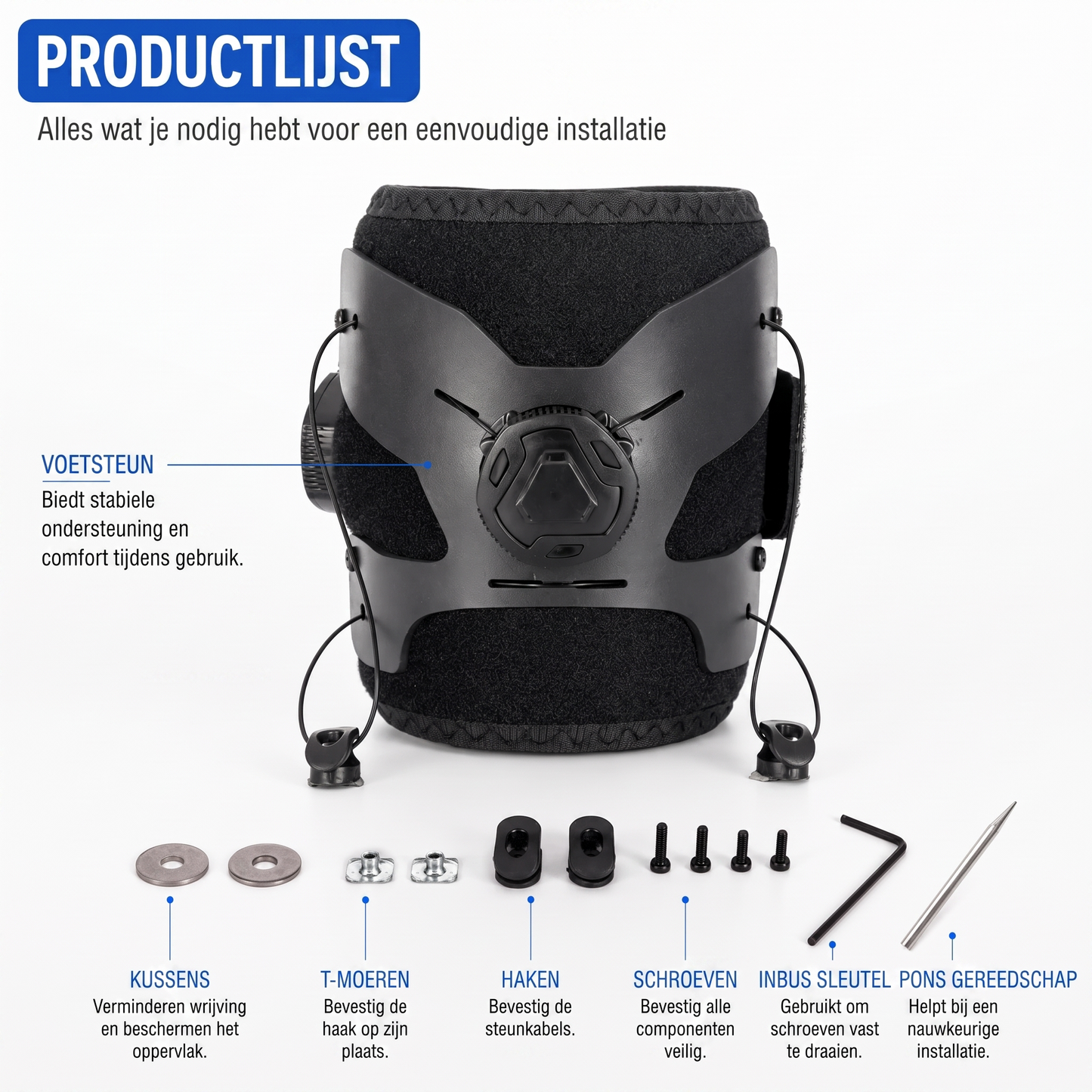 Fittershape Foot Drop Support – verstelbaar voor loopondersteuning