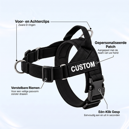 Fittershape No-Pull Dog Harness – met voorwaartse clip tegen trekken