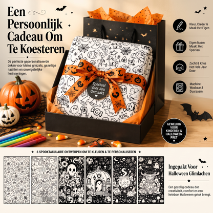 Fittershape Halloween DIY Tekenkleed – creatief kleurplezier