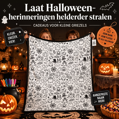 Fittershape Halloween DIY Tekenkleed – creatief kleurplezier