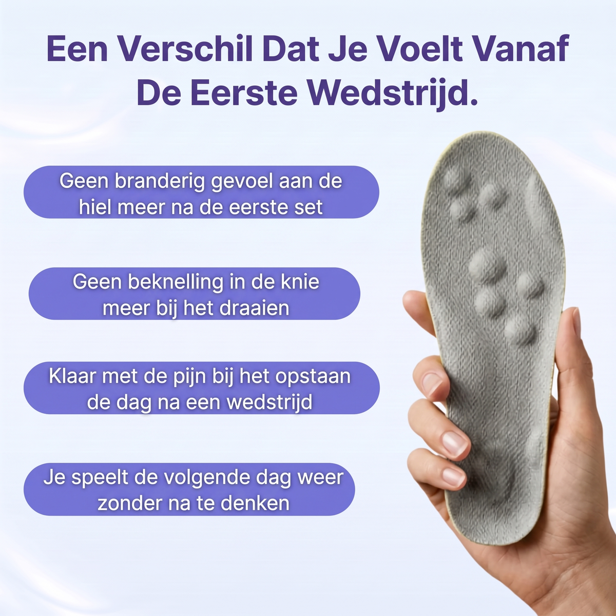 Fittershape Padel Inlegzool – stabiliteit & schokdemping
