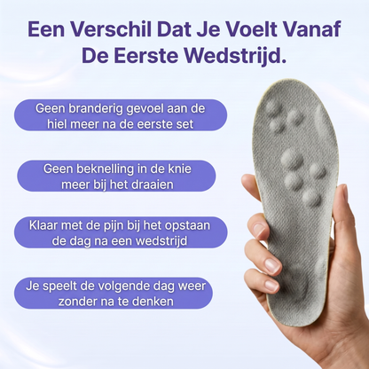 Fittershape Padel Inlegzool – stabiliteit & schokdemping