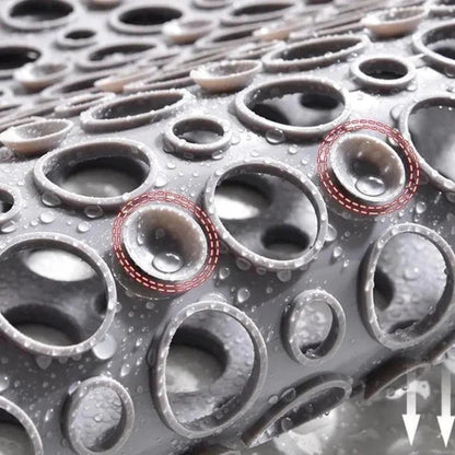 Antislip Badmat – Gatenpatroon – Voor Badkamer en Douche