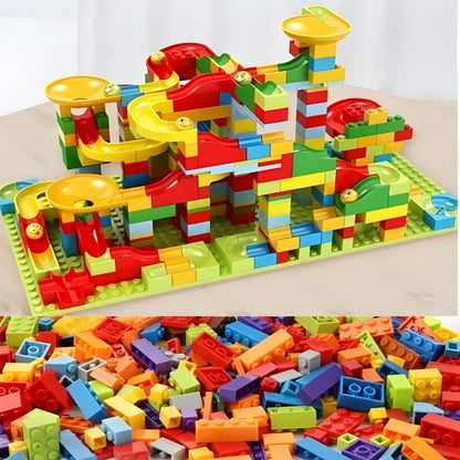 Kreatieve Knikkerrace – Bouwset voor Kinderen – Kleurige Constructie