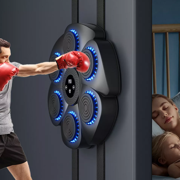 Interactie Bokstrainer – LED lichten – Verstelbare intensiteit – Voor thuisfitness