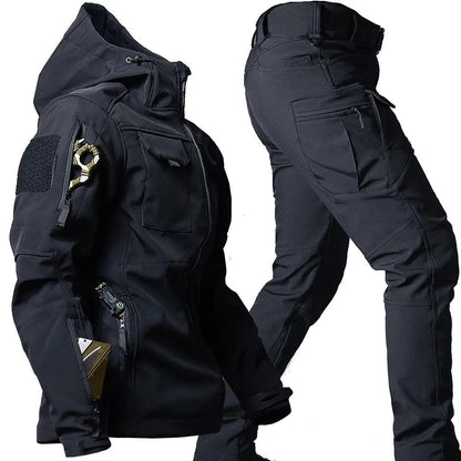 Tactisch Set voor heren – Waterdichte jas – Cargo broek – Voor outdoor gebruik