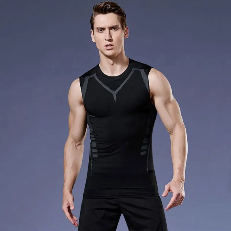 Sportshirt zonder Mouwen – Ademend – Elastisch – Voor Training en Fitness