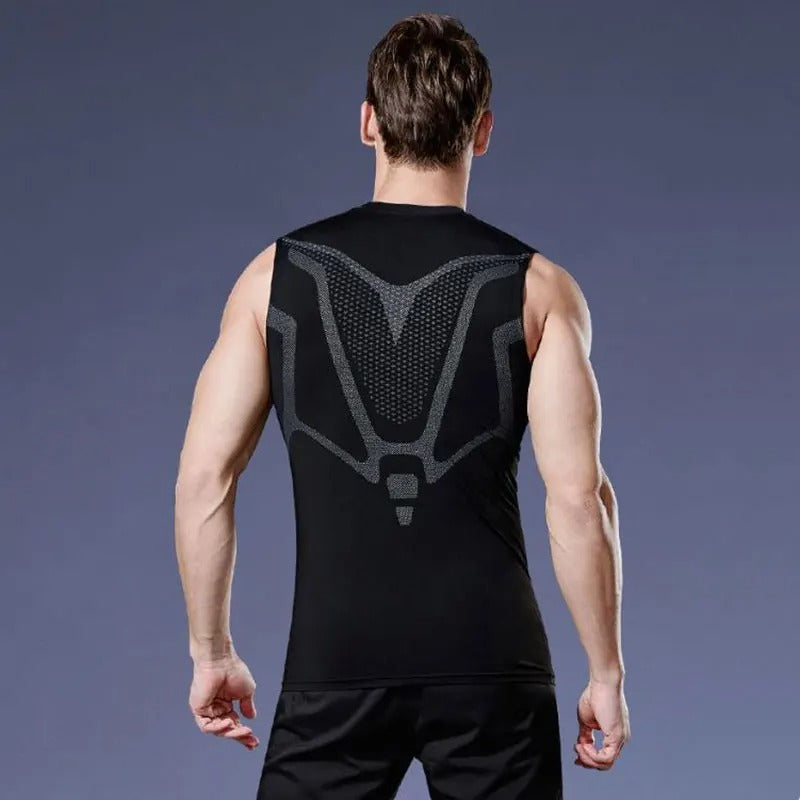 Sportshirt zonder Mouwen – Ademend – Elastisch – Voor Training en Fitness