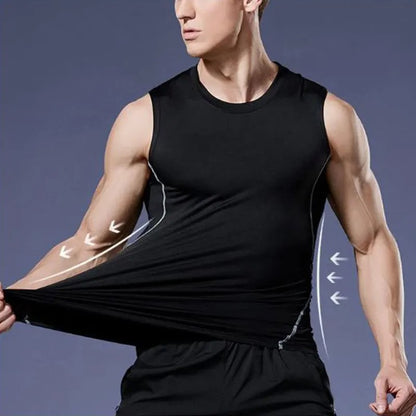 Sportshirt zonder Mouwen – Ademend – Elastisch – Voor Training en Fitness