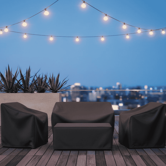 Beschermhoes voor Tuinmeubelen – Waterdichte Stof – Geschikt voor Set van Stoelen en Tafel