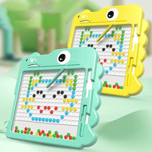 Educatief Speelbord – Kleur en Vorm Puzzel – Voor Kinderen – Met Kleurige Perlen