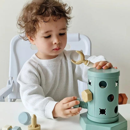 Houten Vormensorteer- en Bouwspeelgoed – Voor Kinderen – Met Gereedschap en Onderdelen