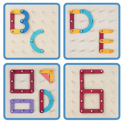 Educatief Vormpuzzel – Houten Bouwset – Voor Kinderen