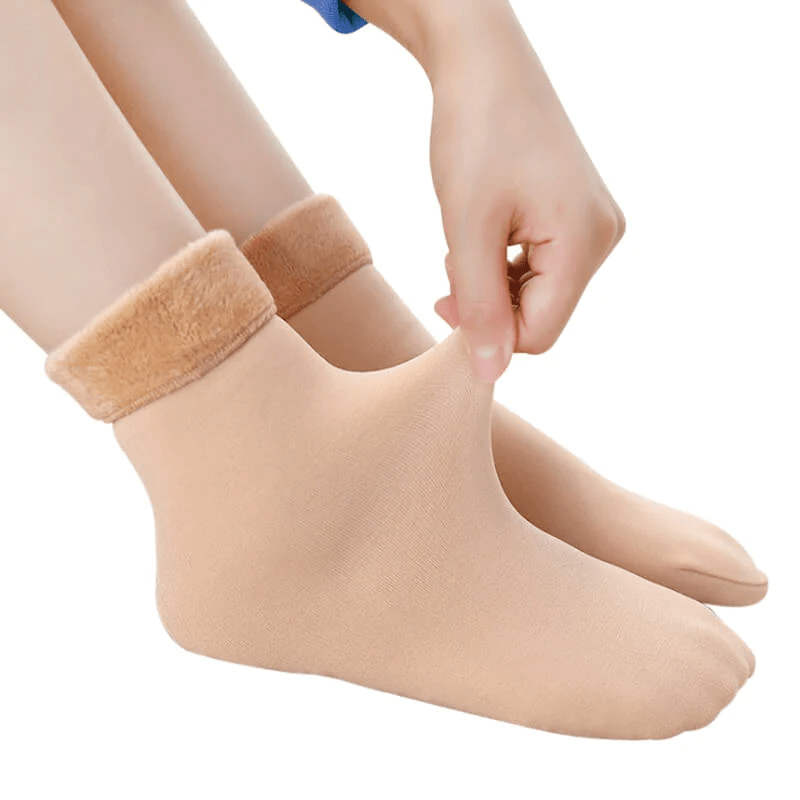 Verwarmde Sokken Voetenwarmer – Zachte Pluche – Set van 4 – Voor Extra Comfort