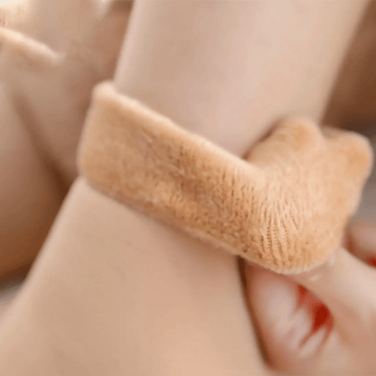 Verwarmde Sokken Voetenwarmer – Zachte Pluche – Set van 4 – Voor Extra Comfort