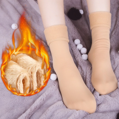 Verwarmde Sokken Voetenwarmer – Zachte Pluche – Set van 4 – Voor Extra Comfort