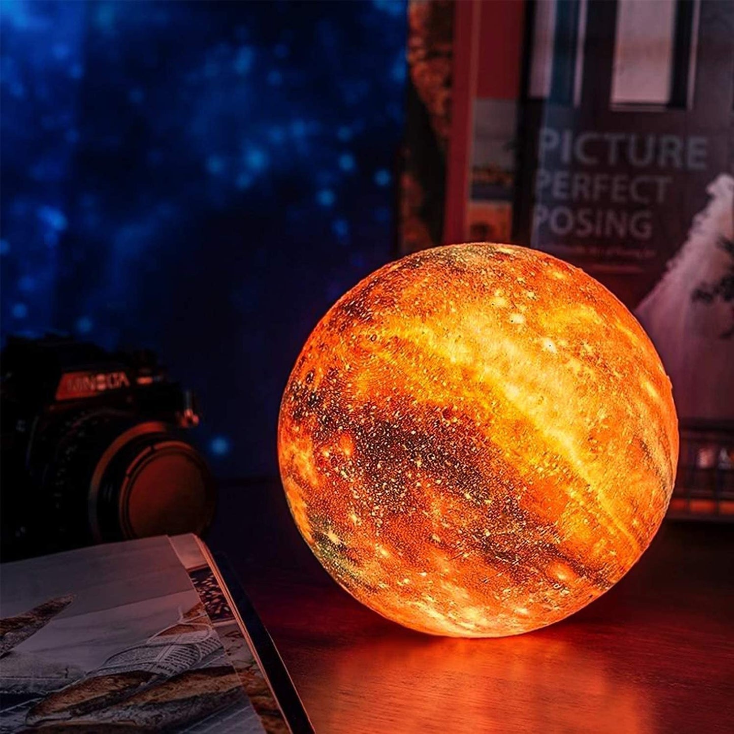 Planeten Lamp – 3D Effect – Voor Sfeer & Decoratie
