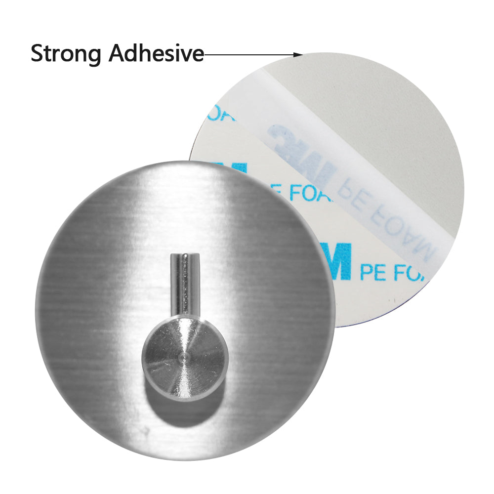 Muurhaken Set – Roestvrij staal – Voor badkamer en keuken
