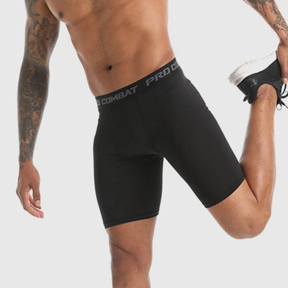 Compressie Korte Broek – Ademend – Voor Sport en Training