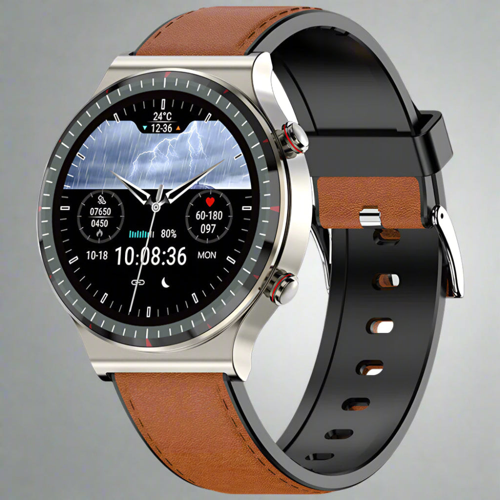 Smartwatch met EKG, Bloeddruk en Zuurstofmonitor – Fitness Tracker