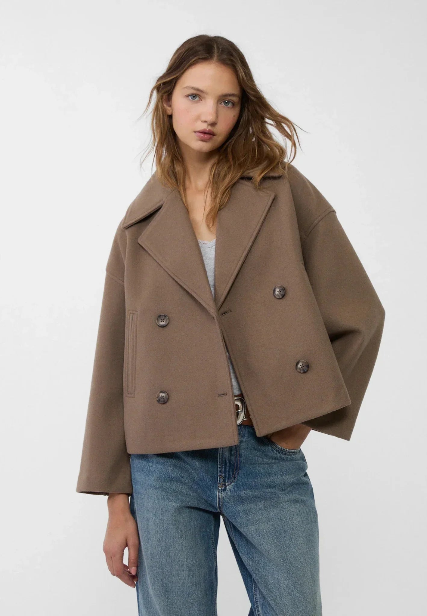 Dames Jas – Dubbele knopen – Stijlvol – Voor de lente en herfst