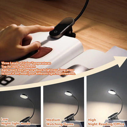 Bureaulamp met Klem – LED – Verstelbare Arm – Voor Werk en Lezen