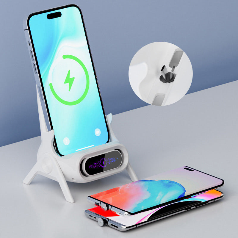 Draadloze Oplaadstandaard – 15W – Snel Opladen – Voor Smartphones