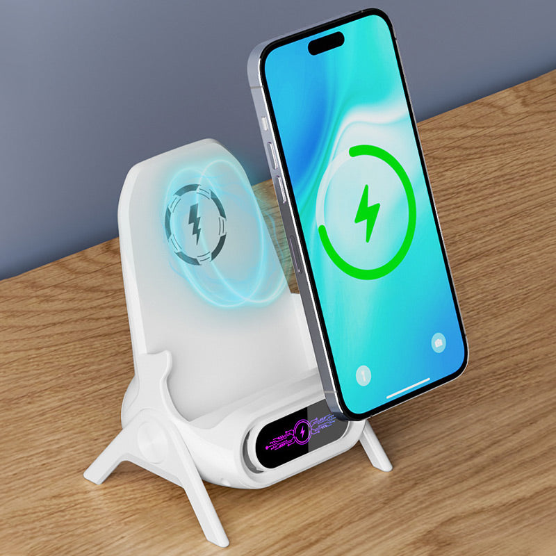 Draadloze Oplaadstandaard – 15W – Snel Opladen – Voor Smartphones