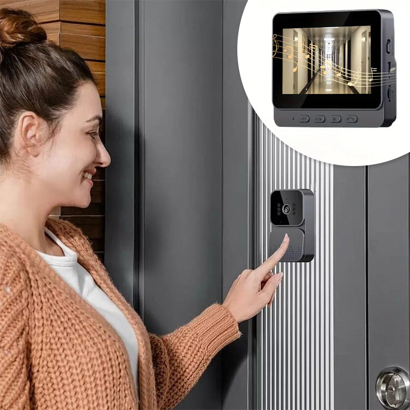 Draadloze Deurbel Camera – 1080P Resolutie – Nachtzicht – Voor Buiten
