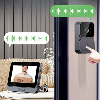 Draadloze Deurbel Camera – 1080P Resolutie – Nachtzicht – Voor Buiten