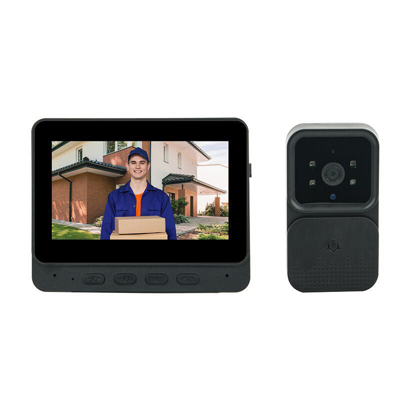Draadloze Deurbel Camera – 1080P Resolutie – Nachtzicht – Voor Buiten