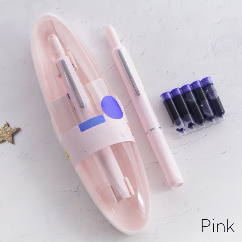 Retractable Fountain Pen – Comfortabel Schrijven – Voor Notities en Vergaderingen