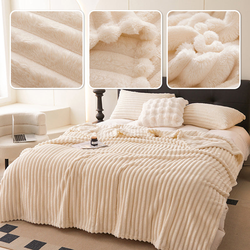 Zachte Plaid – Ribbels – Warm – Voor Comfort en Ontspanning
