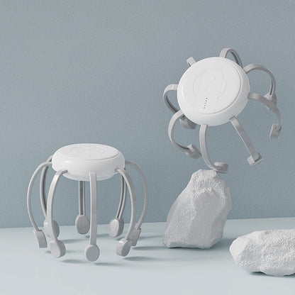 Octopus Hoofdmassageapparaat – Verstelbare Armen – Draadloos – Voor Ontspanning