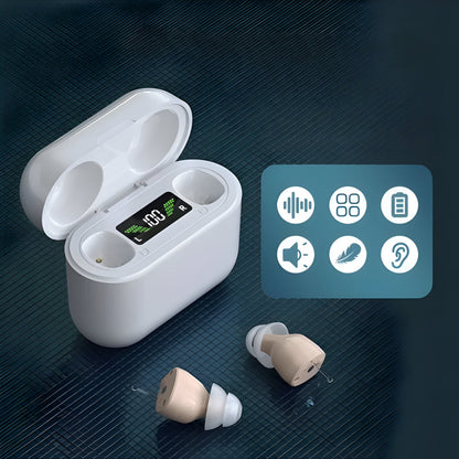 Draadloze Oordopjes – Digitale Display – Geluidsisolatie en Oplaadbaar
