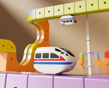 Kleurrijk Treinbaan Speelgoed – Modulaire Stukken – Voor Kinderen – Educatief Speelgoed