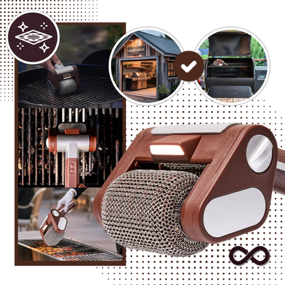 Elektrische Grillborstel – RVS – Snel en Efficiënt – Voor BBQ's en Grillroosters