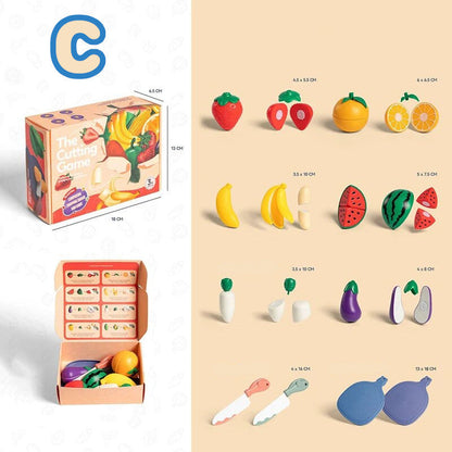 Fruit Snijset – Voor Kinderen – Met Snijplank en Mes