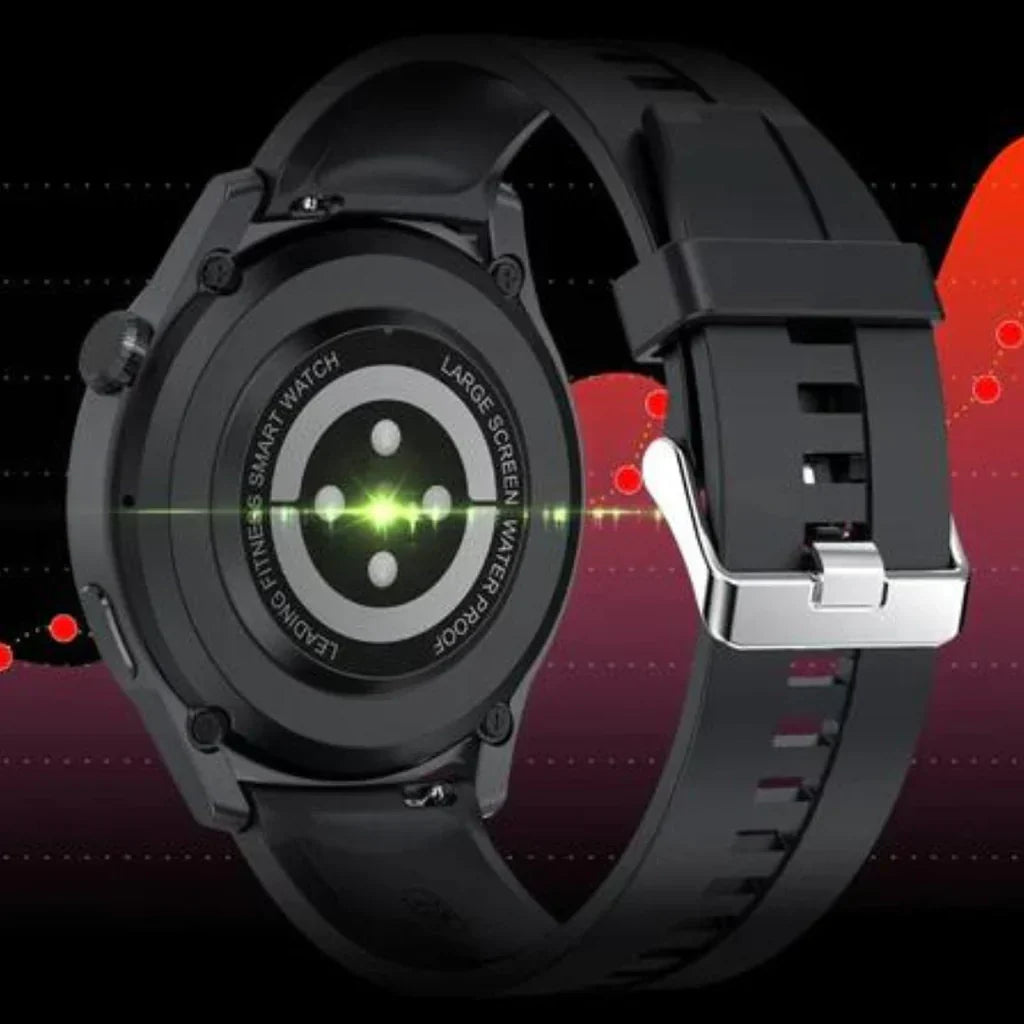 SwissMotion Smartwatch - Multifunctionele Horloge met Lange Batterijduur